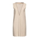 【送料無料】 トラサルディ レディース ワンピース トップス Mini dresses Beige