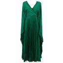 ヴァレンティノ ガラヴァーニ レディース ワンピース トップス Dress Solid Georgette Pure Green