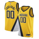 ジョーダン メンズ ユニフォーム トップス Indiana Pacers Jordan Brand Unisex 2022/23 Swingman Custom Jersey Statement Edition Yellow