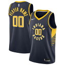 ナイキ メンズ ユニフォーム トップス Indiana Pacers Nike 2020/21 Swingman Custom Jersey Icon Edition Navy