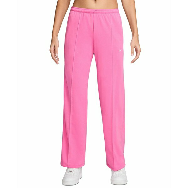 ナイキ レディース カジュアルパンツ ボトムス Women's Sportswear Chill French Terry Open-Hem Sweatpants Playful Pink/sail(4)