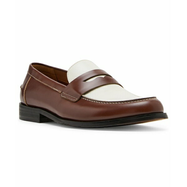 スティーブ マデン メンズ ドレスシューズ シューズ Men's Nicolay Casual Loafer Brown/White
