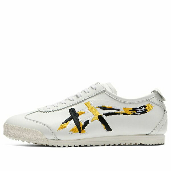 Onitsuka Tiger オニツカタイガー レディース スニーカー White/Vibrant Yellow 【(WMNS) Onitsuka Tiger Mexico 66 Deluxe 'White Vibrant Yellow' 1182A625-101】 サイズ US_6.5(23.5cm)