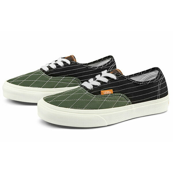 Vans バンズ メンズ スニーカー 【Vans Unisex Authentic Sneakers Black/Green Blackgreenmulti-Color VN0A5KRD8D8】 サイズ US_10.5(28.5cm)