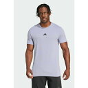 アディダス メンズ バスケットボール スポーツ TEE - Sports T-shirt - silver violet