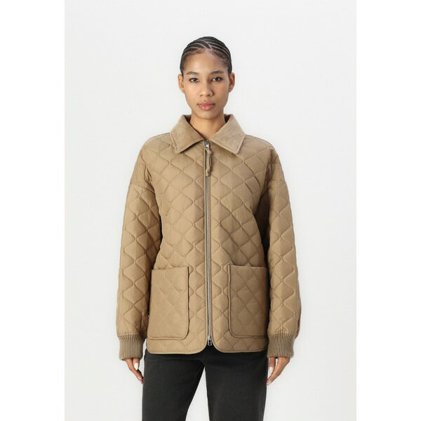 マルコポーロ デニム レディース ジャケット&ブルゾン アウター OUTDOOR JACKETS ONION QUILTING - Light jacket - chestnut chocolate
