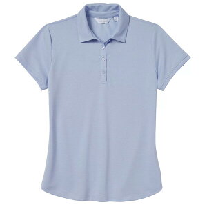 ウォルター・ヘーゲン レディース シャツ トップス Walter Hagen Women's Clubhouse Jacquard Short Sleeve UV Golf Polo Crisp Peri