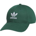 アディダス メンズ 帽子 アクセサリー adidas Men's Originals Relaxed Hat Collegiate Green