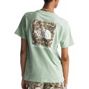 m[XtFCX fB[X Vc gbvX The North Face Women's Short Sleeve Box NSE T-Shirt Misty Sage