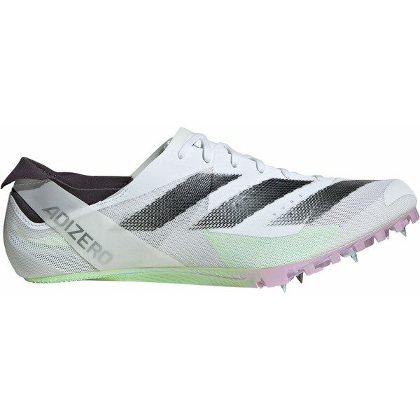 アディダス メンズ 陸上 スポーツ adidas adizero Finesse Track and Field Cleats White/Black/Green Spark