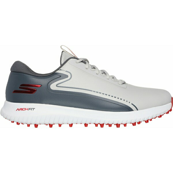 å㡼   ݡ Skechers Men's Go Golf Max 3 Golf Shoes Grey/Red
