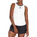 j[oX fB[X Vc gbvX New Balance Women's Tournament Tank Top White