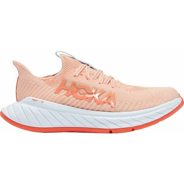 ۥͥ ǥ ˥ ݡ HOKA Women's Carbon X 3 Running Shoes Peach