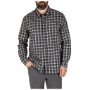 5.11タクティカル メンズ シャツ トップス 5.11 Tactical Men's Echo Long Sleeve Shirt Lunar Plaid