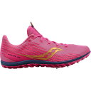 サッカニー メンズ 陸上 スポーツ Saucony Men's Havok XC 3 Spike Cross Country Shoes Pink/Gold