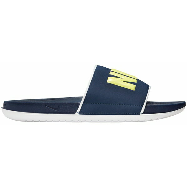 ナイキ メンズ サンダル シューズ Nike Men's OffCourt Slides Armory Navy/Laser Orange