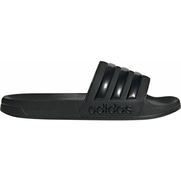 アディダス メンズ サンダル シューズ adidas Men's Adilette Shower Slides Core Black/Core Black 1
