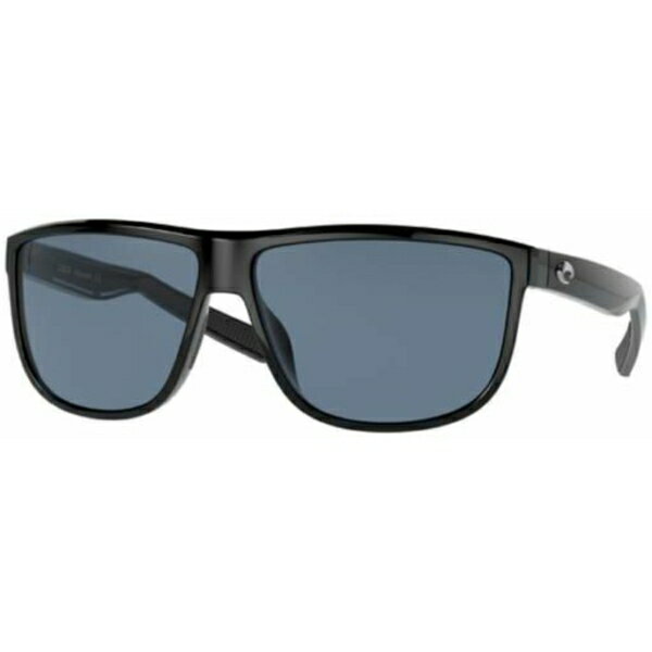 ǥޡ  󥰥饹 ꡼ Costa Del Mar Rincondo 580P Polarized Sunglasses Shiny Black/Gray