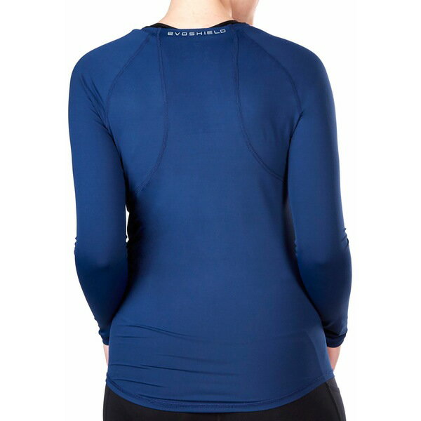 エボシールド レディース ランニング スポーツ EvoShield Women's Cooling Long Sleeve Shirt Navy 3