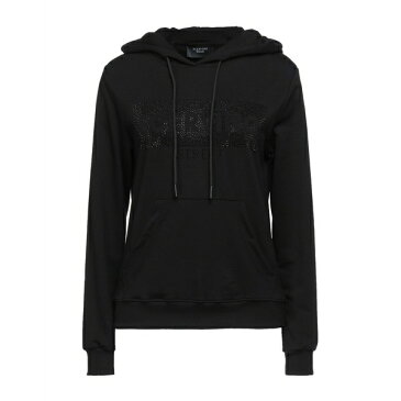 エルマンノ シェルヴィーノ ERMANNO SCERVINO レディース パーカー・スウェットシャツ アウター Sweatshirts Black