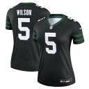 ナイキ レディース ユニフォーム トップス Garrett Wilson New York Jets Nike Women's Alternate Legend Jersey Legacy Black