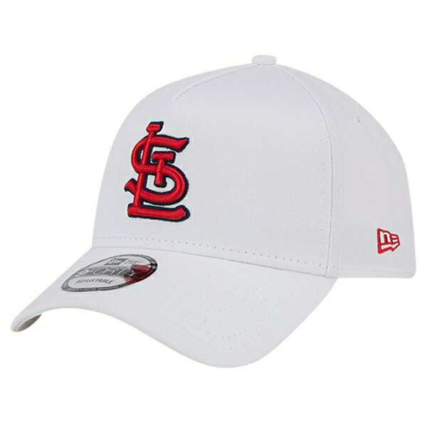 ニューエラ メンズ 帽子 アクセサリー St. Louis Cardinals New Era TC AFrame 9FORTY Adjustable Hat White