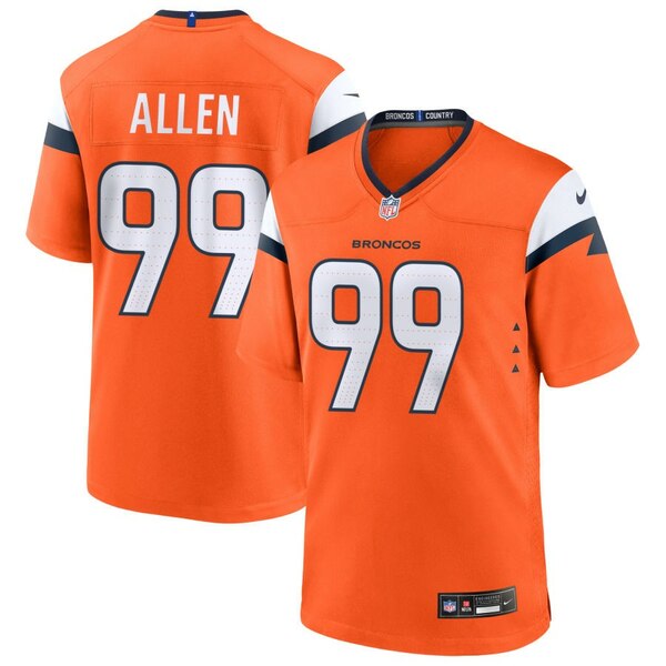 ʥ  ˥ե ȥåץ Denver Broncos Nike Custom Game Jersey Orange