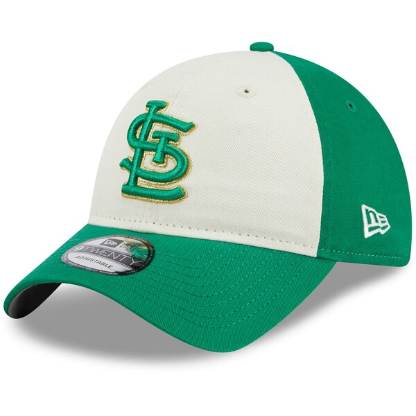 ニューエラ メンズ 帽子 アクセサリー St. Louis Cardinals New Era 2024 St. Patrick's Day 9TWENTY Adjustable Hat White/Green