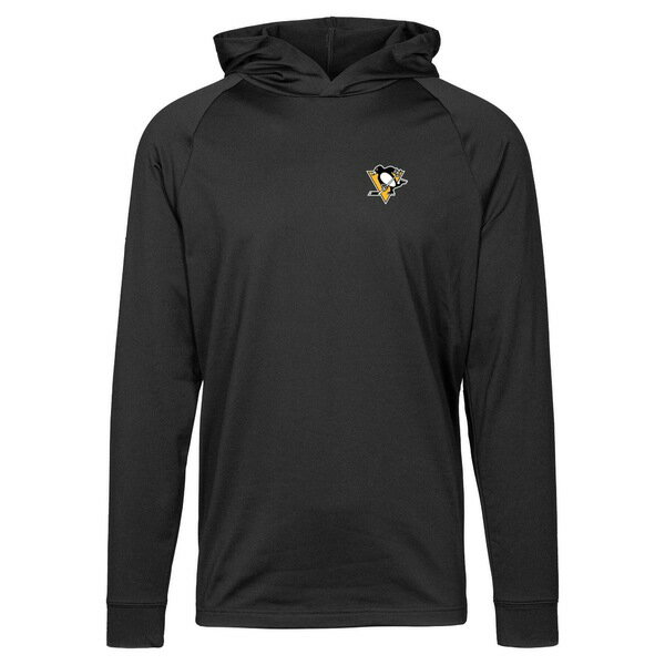 ٥륦  T ȥåץ Pittsburgh Penguins Levelwear Dimension Insignia Core Pullover Hoodie Black