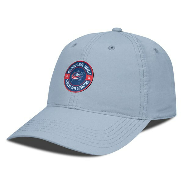 レベルウェア メンズ 帽子 アクセサリー Columbus Blue Jackets Levelwear Crest Adjustable Hat Gray