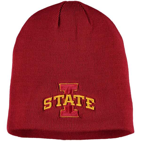 トップ・オブ・ザ・ワールド メンズ 帽子 アクセサリー Iowa State Cyclones Top of the World EZDOZIT Knit Beanie Cardinal