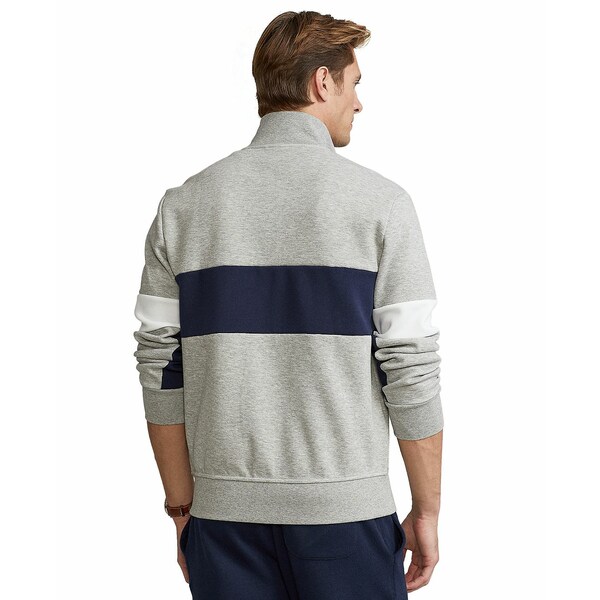 ラルフローレン メンズ パーカー・スウェットシャツ アウター Men's Color-Blocked Double-Knit Track Jacket Andover Heather Multi