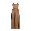 【送料無料】 カルティカ レディース ワンピース トップス Maxi dresses Brown