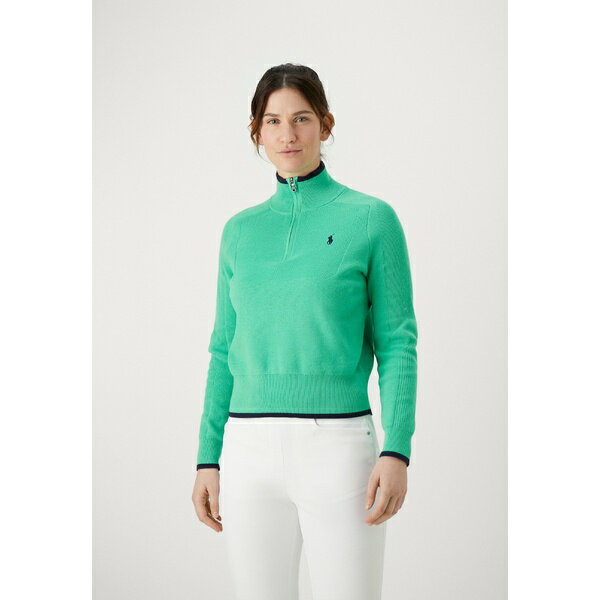 ラルフローレン レディース フィットネス スポーツ LONG SLEEVE - Jumper - course green