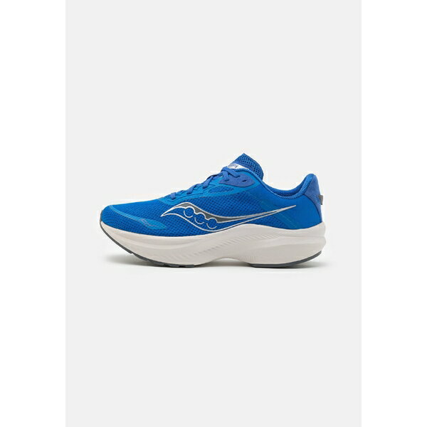 サッカニー メンズ バスケットボール スポーツ AXON 3 - Neutral running shoes - cobalt/silver
