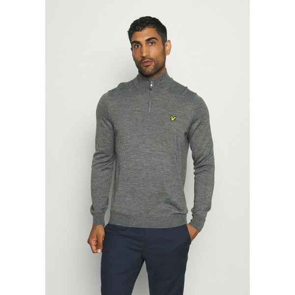 饤륢ɥå  Хåȥܡ ݡ GOLF CORE 1/4 ZIP - Jumper - mid grey marl