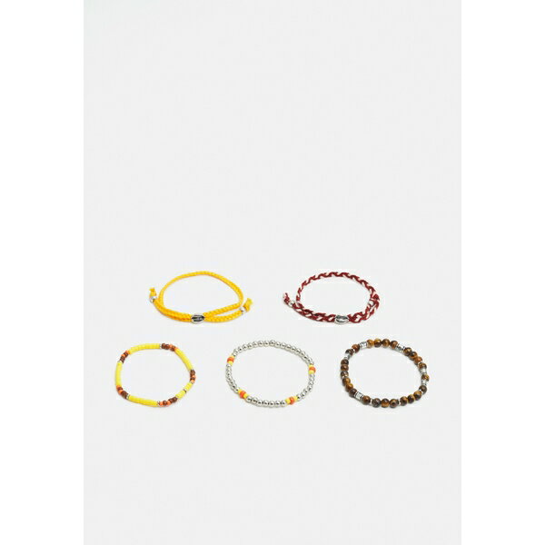 楽天astyピア ワン メンズ サンダル シューズ UNISEX 5 PACK - Bracelet - silver-coloured/yellow/orange