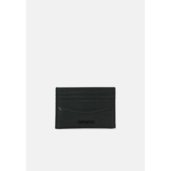 カルバンクライン レディース 財布 アクセサリー MINIMAL FOCUS CARDHOLDER UNISEX - Wallet - black smooth