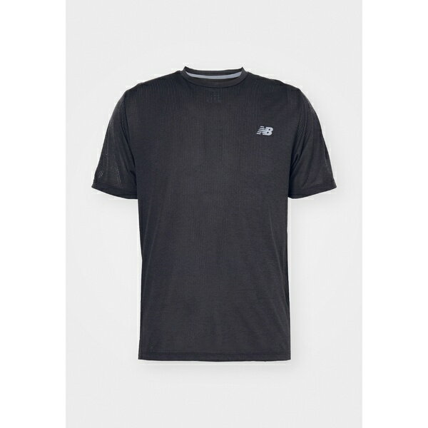 ニューバランス メンズ バスケットボール スポーツ ATHLETICS RUN - Basic T-shirt - black