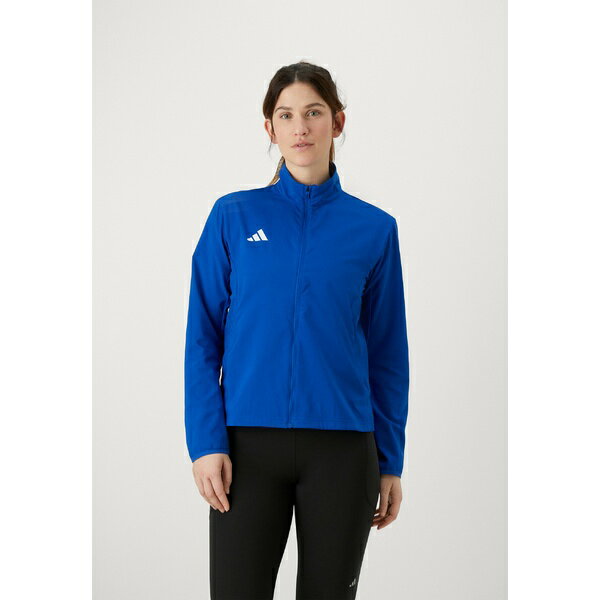 アディダス レディース フィットネス スポーツ Running jacket - team royal blue