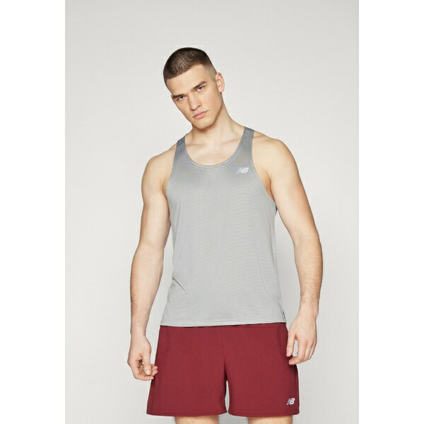 ニューバランス メンズ バスケットボール スポーツ SPORT ESSENTIALS SINGLET - Top - slate grey