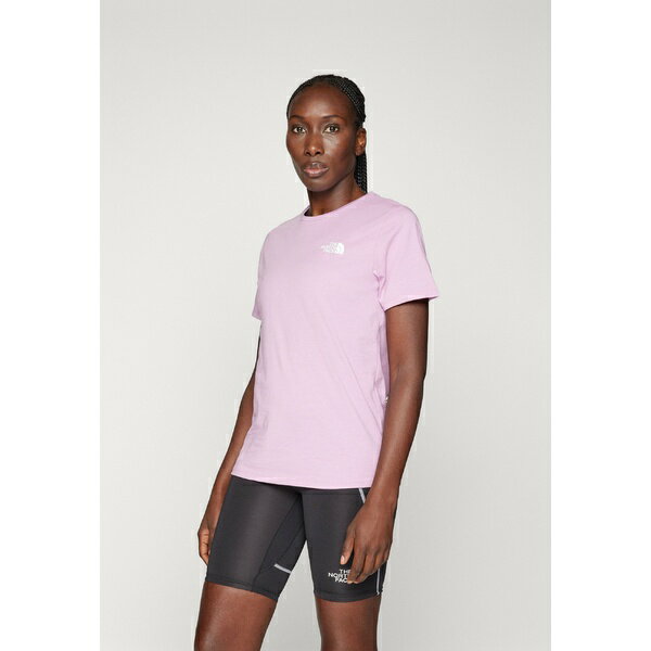 ノースフェイス レディース フィットネス スポーツ FOUNDATION MOUNTAIN GRAPHIC TEE - Sports T-shirt - mineral purple