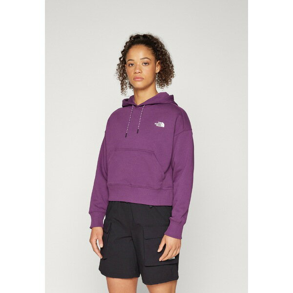 ノースフェイス レディース フィットネス スポーツ OUTDOOR GRAPHIC HOODIE - Sweatshirt - black currant/purple