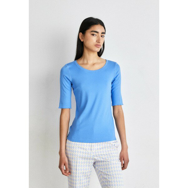 ޡ  ǥ T ȥåץ Basic T-shirt - bright azure