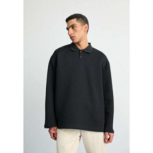 ʥ  T ȥåץ Polo shirt - black