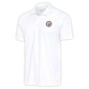 【送料無料】 アンティグア メンズ ポロシャツ トップス Pittsburgh Steelers Antigua Apex Polo White