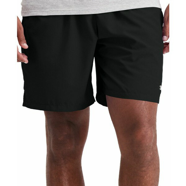 チャンピオン メンズ カジュアルパンツ ボトムス Men's Sport Standard-Fit 7" Performance Shorts Black
