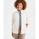 スタイルアンドコー レディース ジャケット&ブルゾン アウター Women's Polar Fleece Mock-Neck Jacket, Created for Macy's Palomino|詳細画像