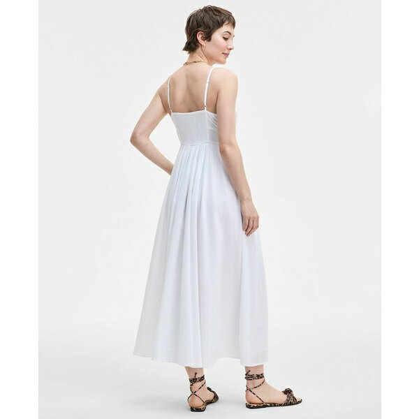 オン サーティフォース レディース ワンピース トップス Women's Square-neck Maxi Dress, Exclusively at Macy's Bright White