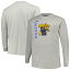 ԥ  T ȥåץ Kentucky Wildcats Champion Big &Tall Mascot Long Sleeve TShirt Heather Gray